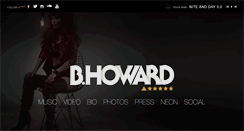 Desktop Screenshot of bhowardofficial.com